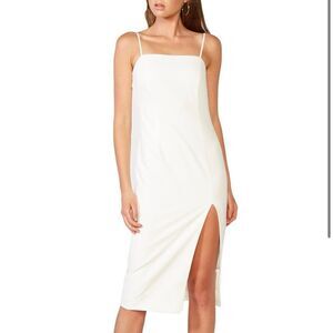 bardot zaria midi dress Girls Zaria Midi Poplin Dress In Orchid White